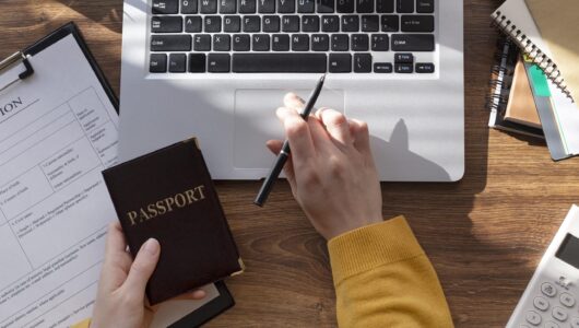 flat-lay-visa-application-arrangement