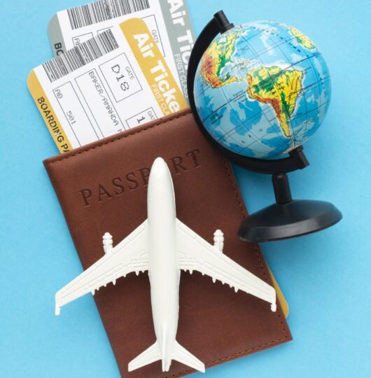 top-view-passport-tickets-arrangement top-view-passport-tickets-arrangement